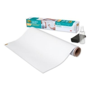 3M Post-it FWS6X4 Flex Dry Erase Write Surface 6ft x 4ft Roll of Whiteboard Film