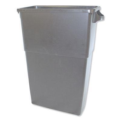 Impact® Thin Bin Containers, 23 gal, Polyethylene, Gray IMP 7023-3 