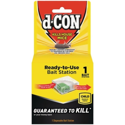 D-Con Disposable Mouse Bait Station 1920089544 Pack of 12 