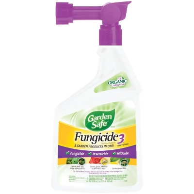 Garden Safe Fungicide 3 28 Oz. Ready To Spray Hose End Fungicide HG-83197W 