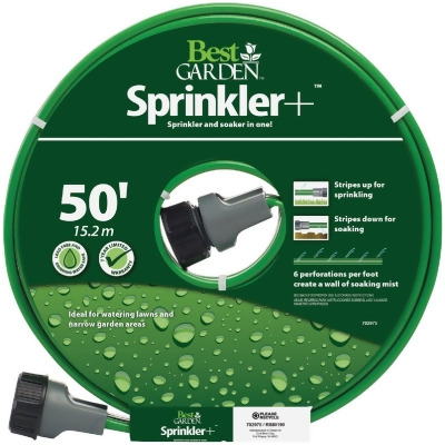 Best Garden 5/8 In. Dia. x 50 Ft. L. Drinking Water Safe Sprinkler Hose 