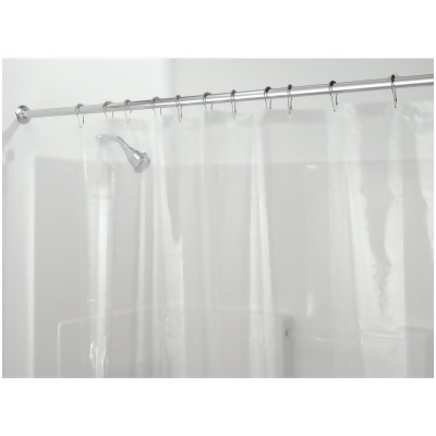 iDesign 72 In. x 72 In. Clear PEVA Shower Curtain Liner 12052 