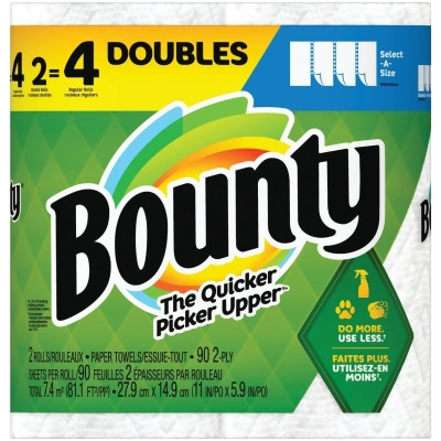 Bounty 2 Dbl Rl Sas Paper Towel 3077206122 Pack of 6 