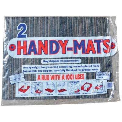 Garland Rug Handy-Mats 18 In. x 24/27 In. Assorted Colors Mat Rug (2-Pack) Pack of 25 