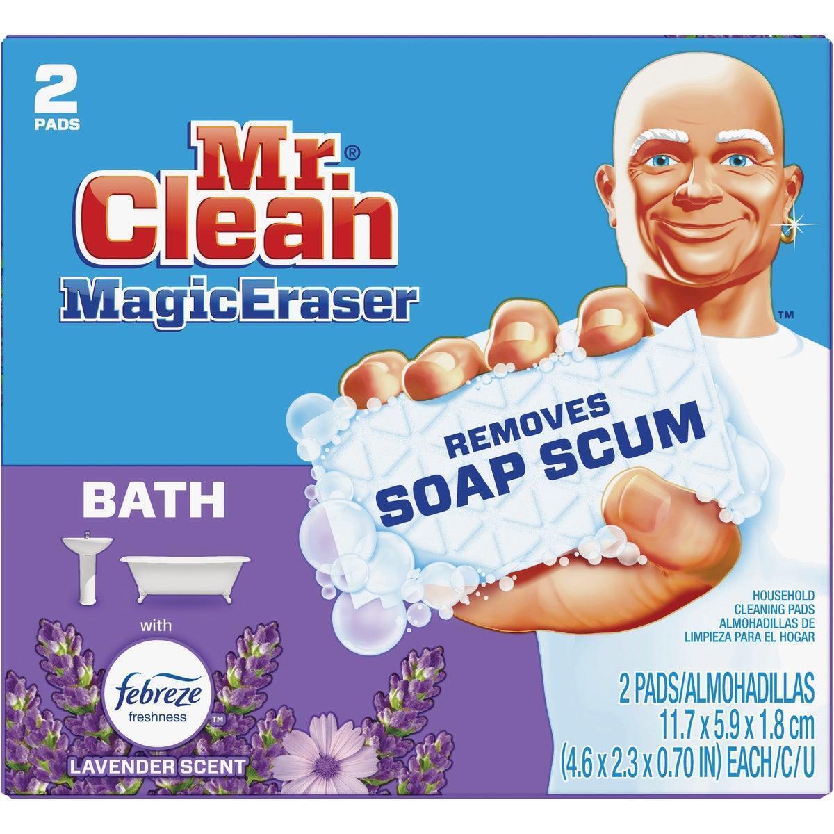 Mr. Clean Magic Eraser Febreze Lavender Scent Bath Cleansing Pad (2-Count)