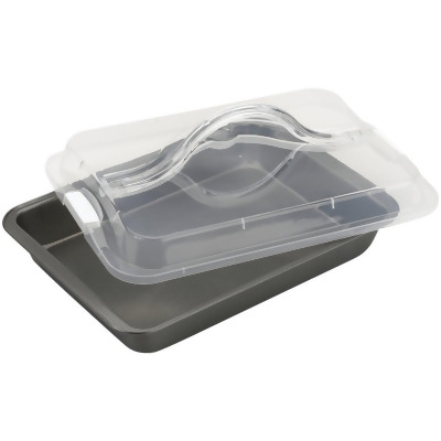 Goodcook Bake-n-Take 9 In. x 13 In. Covered Non-Stick Cake Pan 04307 