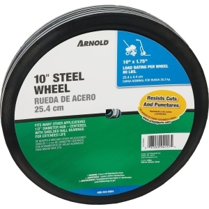 Arnold 10  X 2.75  Steel General Replacement Wheel  5/8  Diameter Hub  175 lb Load Rating