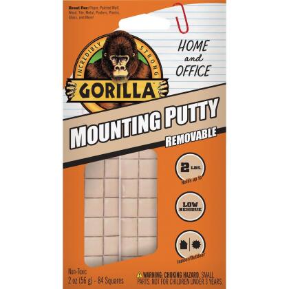Gorilla 2 Oz. Mounting Putty (84-Squares) - Brownsboro Hardware