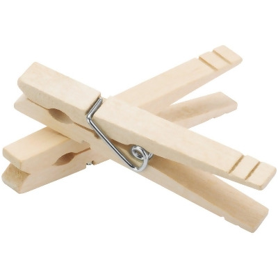 Whitmor Spring Hardwood Clothespins (100-Pack) 6026-868 