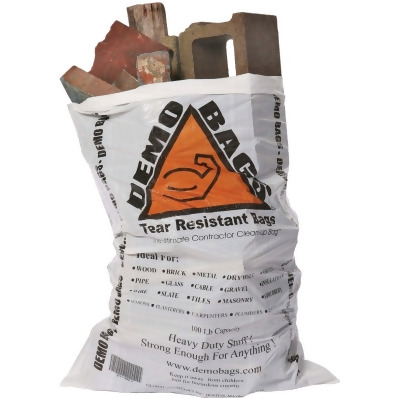 Demo 42 Gal. Contractor White Trash Bag (5-Count) DB05-42JR 