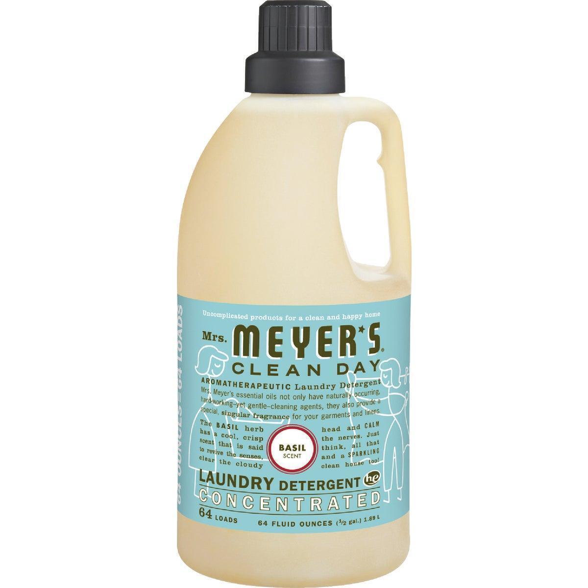 Mrs. Meyer's Clean Day 64 Oz. Basil Concentrated Laundry Detergent 14831