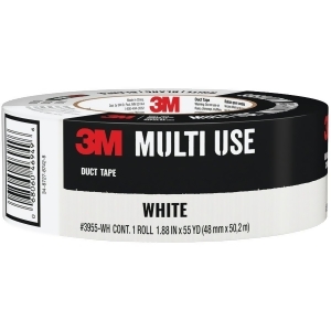 3M White Duct Tape  1.88 inches x 55 yards  1 Roll