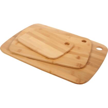 Core Bamboo Classic Small/Medium/Large Natural Cutting Board (3-Pack) DBC27694 