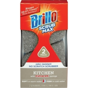 UPC 070881248242 product image for Brillo Scrub Max Kitchen Scrub Sponge 2-Count 24824 - All | upcitemdb.com