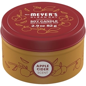 Mrs. Meyer's Clean Day 2.9 Oz. Apple Cider Fall Tin Candle 346430