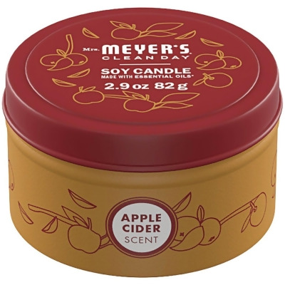 Mrs. Meyer's Clean Day 2.9 Oz. Apple Cider Fall Tin Candle 346430 