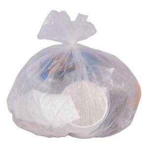 CW25412-Z4824LN 10 gal 24 x 24 in. High-Density Can Liners Trash Bags, Natural - 8 Microns