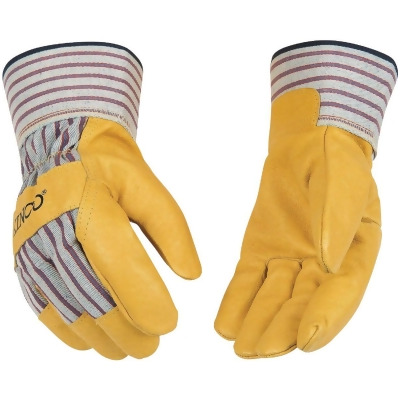 Kinco Men's Large Golden Premium Grain Pigskin Palm Glove 1917-L 