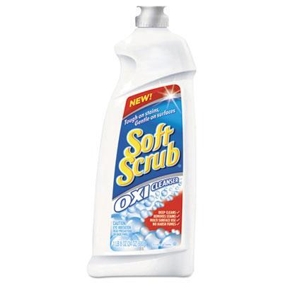 Soft Scrub® Oxi Cleanser, Clean Scent, 24 Oz Bottle, 9/carton 23400021963 