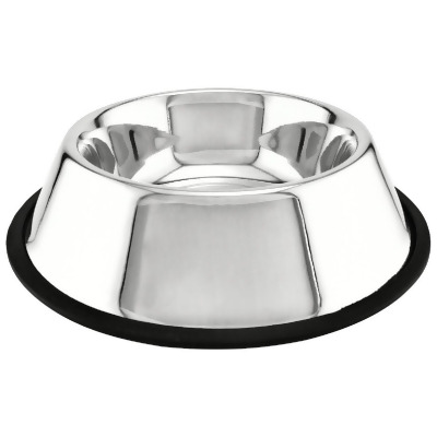 Westminster Pet Ruffin' it Stainless Steel Round 24 Oz. Non-Skid Pet Food Bowl 