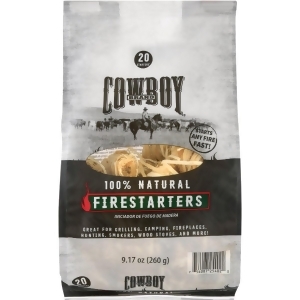 UPC 754087254022 product image for Cowboy Odorless All Natural Fire Starter 20-Pack 25462 - All | upcitemdb.com