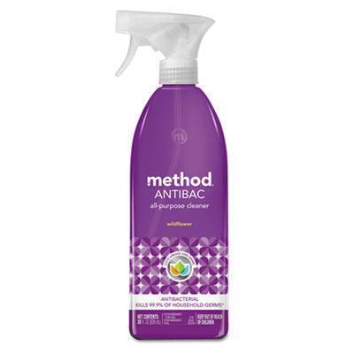Method® Antibac All-Purpose Cleaner, Wildflower, 28 Oz Spray Bottle MTH01454EA 