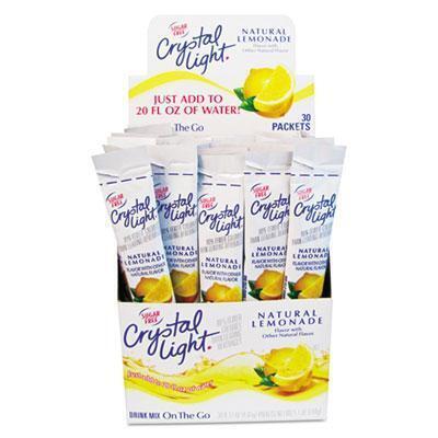 Crystal Light® Flavored Drink Mix, Lemonade, 30 .17oz Packets/box GEN00796 