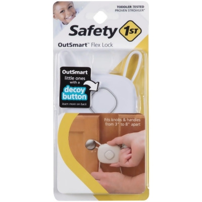 Safety 1st Outsmart Flex Lock Plastic Slide-On Decoy Cabinet Lock HS271 