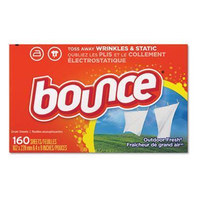 Bounce® Fabric Softener Sheets, Outdoor Fresh, 160 Sheets/box 80168BX 