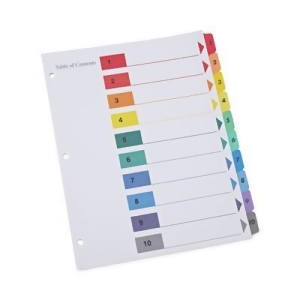 UPC 087547248041 product image for Universal® Index,ltr,10tb,6/pk,we Unv24804 - All | upcitemdb.com