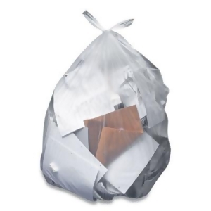 CW25528-H7658PC 60 gal Low Density Trash Bags, Clear - 1.3 Mil