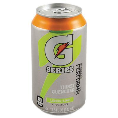 Gatorade® Thirst Quencher Can, Lemon-Lime, 11.6oz Can, 24/carton QUA00901