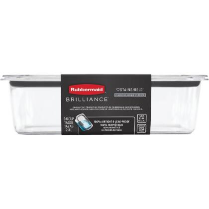 Rubbermaid Brilliance BPA Free Food Storage Containers with Lids, Airtight,  for