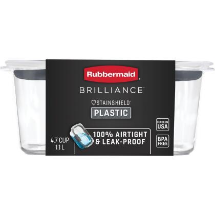 Rubbermaid 2024349 Brilliance Food Storage Container, 4.7 Cup – Toolbox  Supply