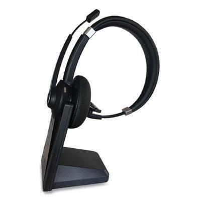 Innovera® ivr70002 monaural over the head bluetooth headset, black/silver 70002 