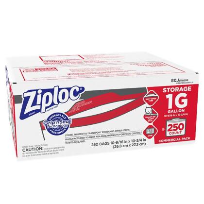SC Johnson Professional® Ziploc® Brand Storage Bags, Gallon 