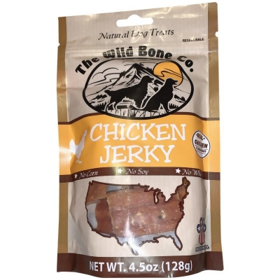 The Wild Bone Company Chicken Jerky Dog Treat, 4.5 Oz. 1930.6 