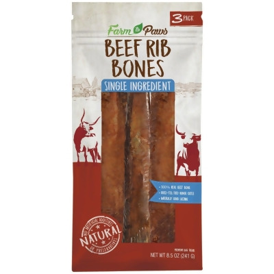 Cadet Beef Rib Bones for Large Dogs (3-Pack) C70327 