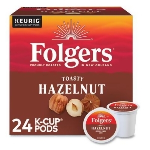 Folgers Hazelnut Cream K-Cup Coffee Pods, 24 Count For Keurig and K-Cup Compatible Brewers