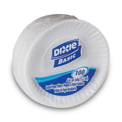 Dixie® Clay Coated Paper Plates, 6