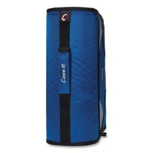 Case It King Sized Zip Tab 4  3-Ring Zipper Binders D-Ring Blue (D-186 BLU) D-186-MBLU