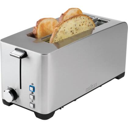 Salton 4-Slice Stainless Steel Long Slot Toaster ET2108