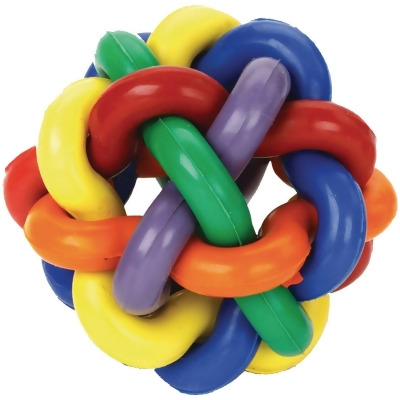 Multipet Nobbly Wobbly 4 In. Ball Dog Toy MP1020 04 
