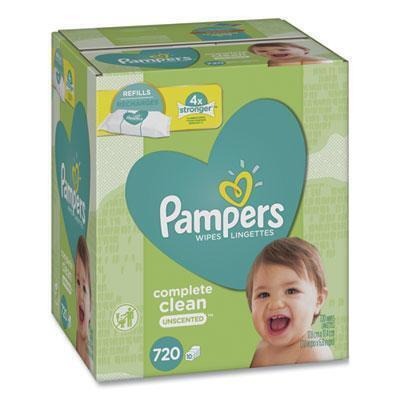 Pampers® WIPES,COMP,CLN,UNSC,720CT 754619/75461 