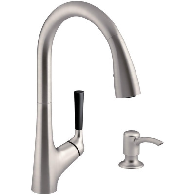 Kohler Malleco 1-Handle Lever Pull-Down Kitchen Faucet, Stainless R562-SD-VS Pack of 3 