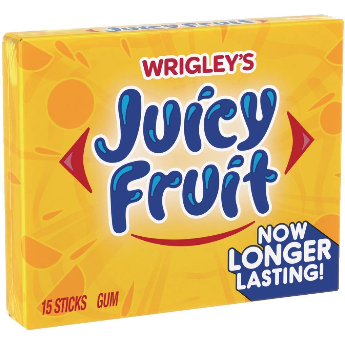 Wrigley's Juicy Fruit Chewing Gum (15-Piece) 1736 Pack of 10