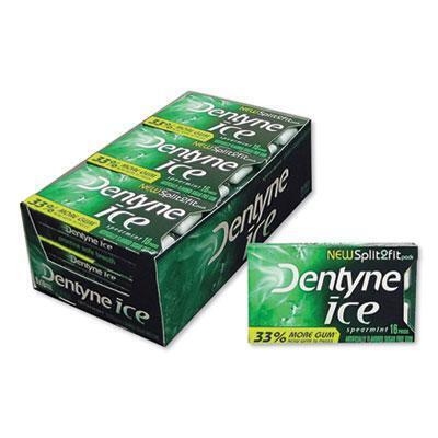 Dentyne Ice® Sugarless Gum, Spearmint, 16 Pieces/pack, 9 Packs/box AMC31500 