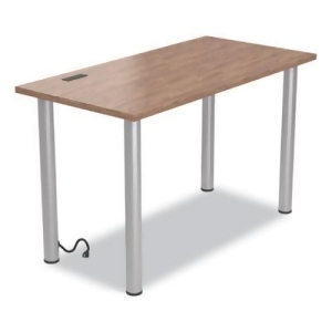 UOS24398974 47.5 x 23.7 x 28.8 in. Essentials Writing Table-Desk with Integrated Power Management&#44; Espresso