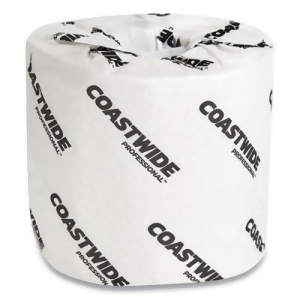 Coastwide Professional Recycled Two Ply Standard Septic Safe Toilet Paper  White - 80 per Case