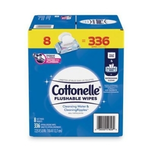 Cottonelle® WIPES,FLUSHBL,42SH,8PK/CT 51826
